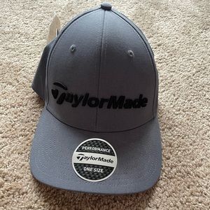 Brand New Taylor Made Grey Golf Hat. With tag